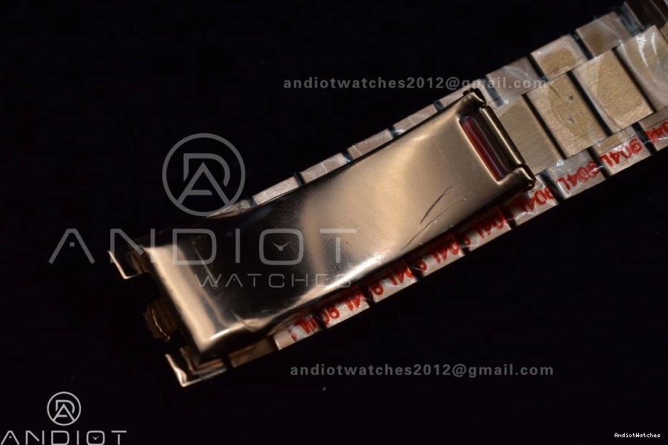 Dial DayDate Bracelet Crystal Markers A TWF Meteorite President RG 402 SmartChoice Steel 40 on 316L 0422